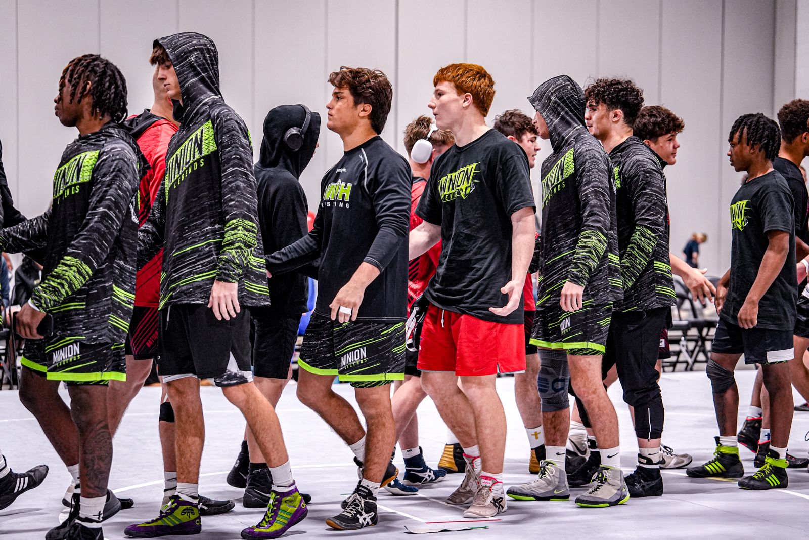 Team in custom sublimated Compound gear