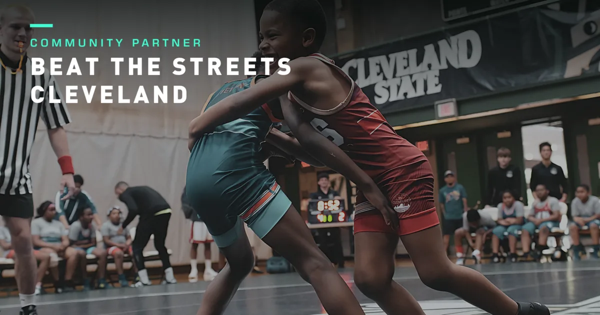 Beat the Streets Cleveland athletes in Compound gear