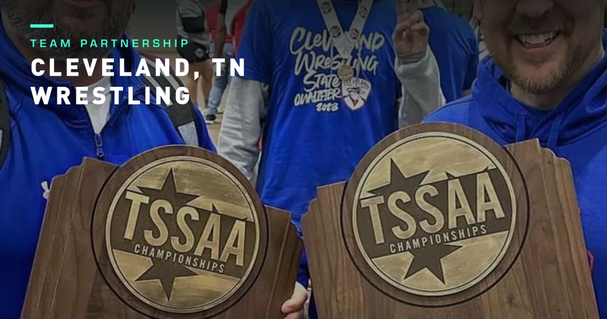 Cleveland TN wrestling team in Compound uniforms