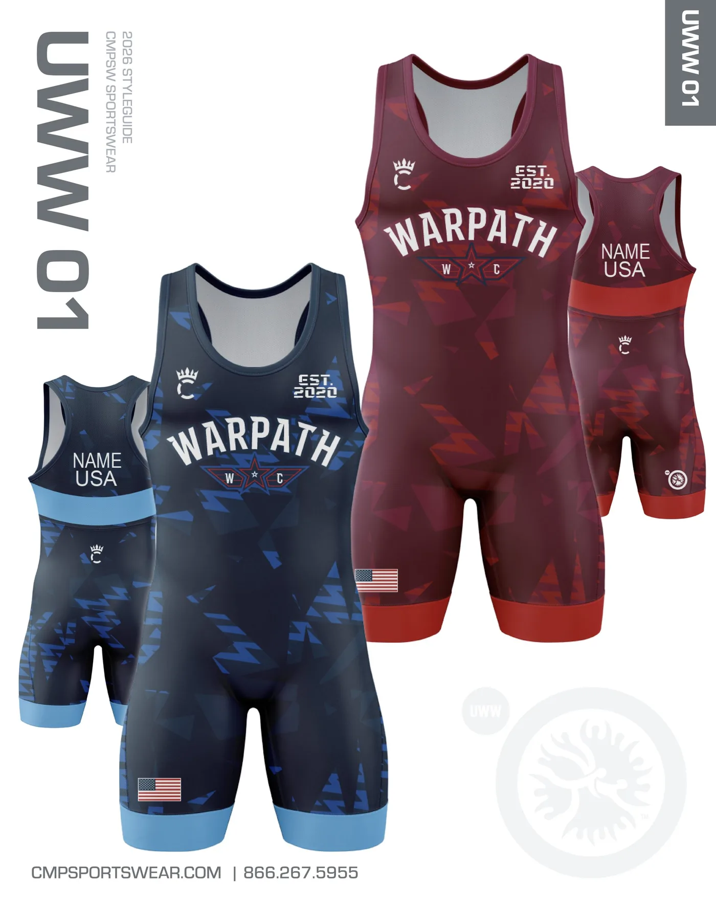 Wrestling UWW Style Guide — style 1