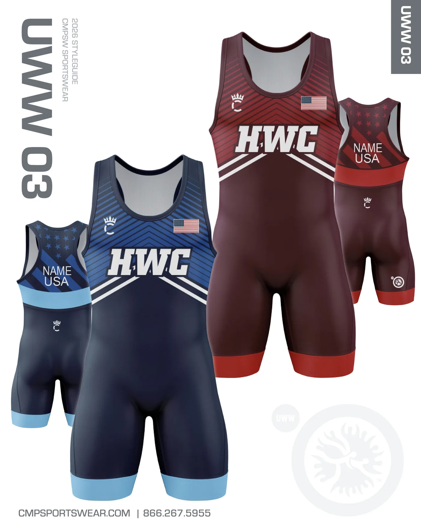 Wrestling UWW Style Guide — style 3