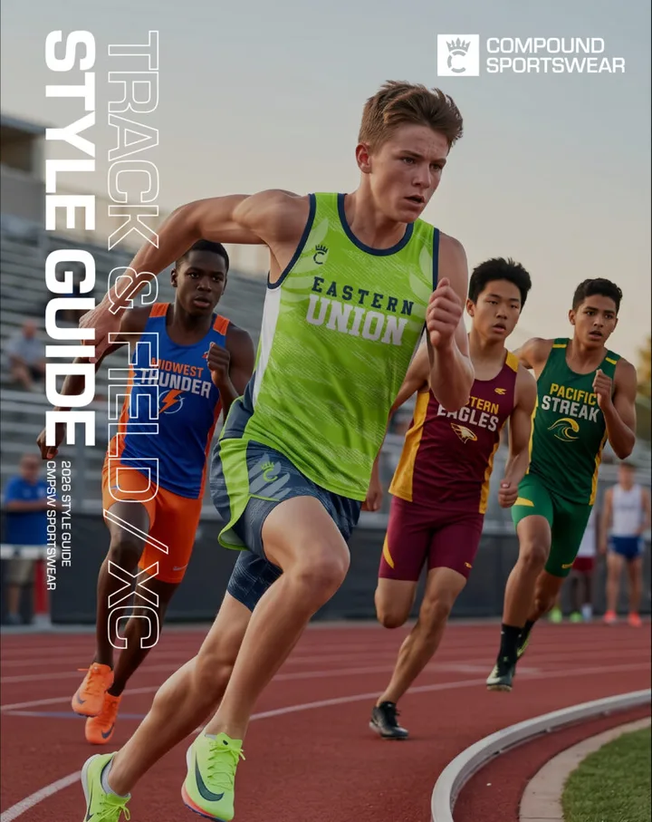 Custom men's track and cross country styles