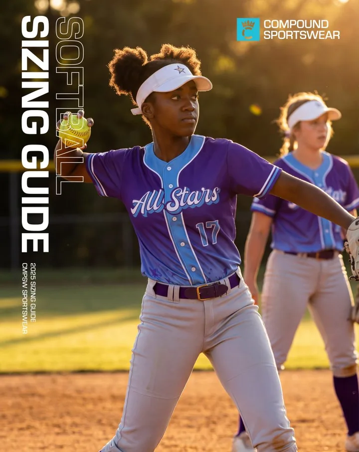 Softball size chart cover