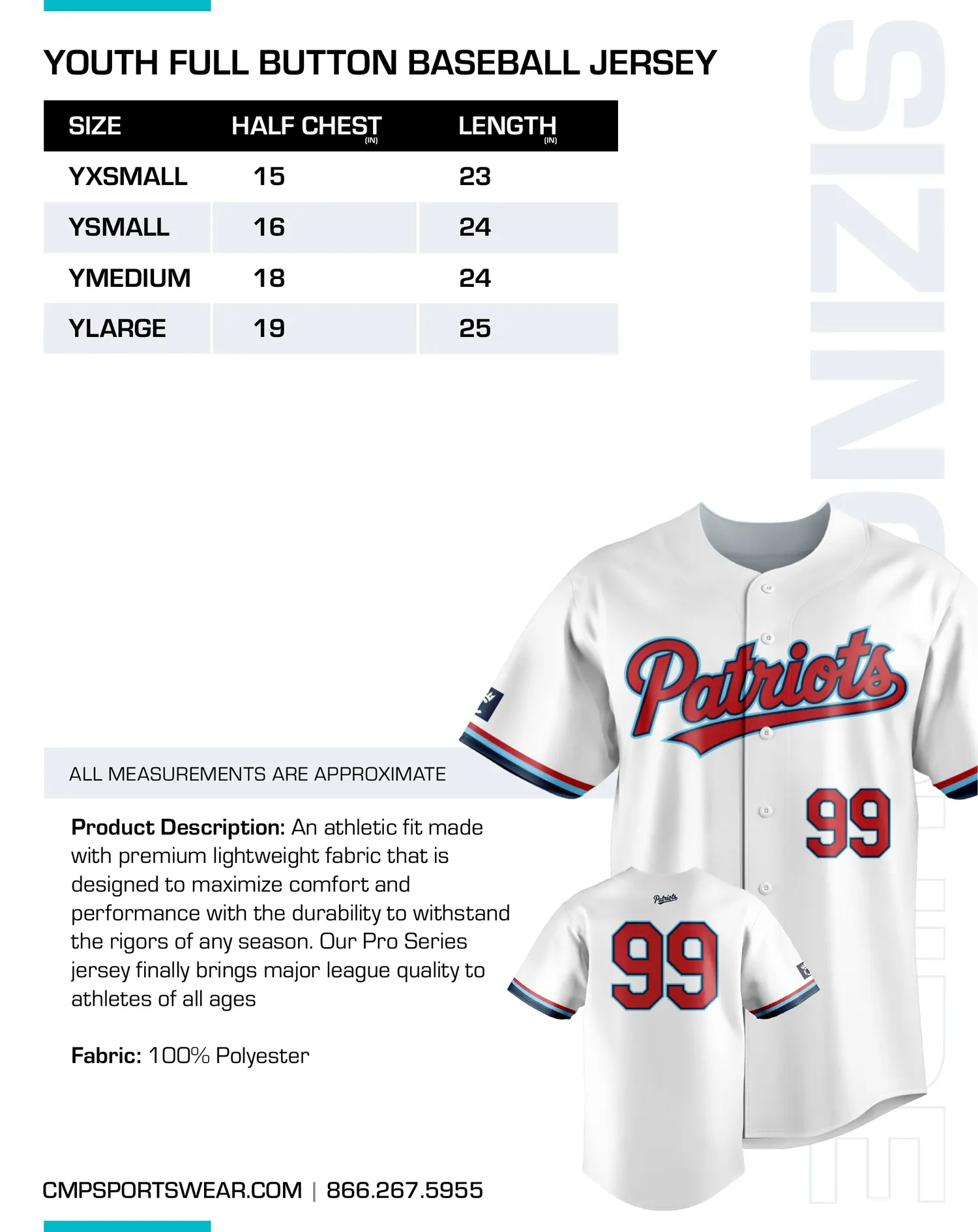 Baseball Size Chart — page 3