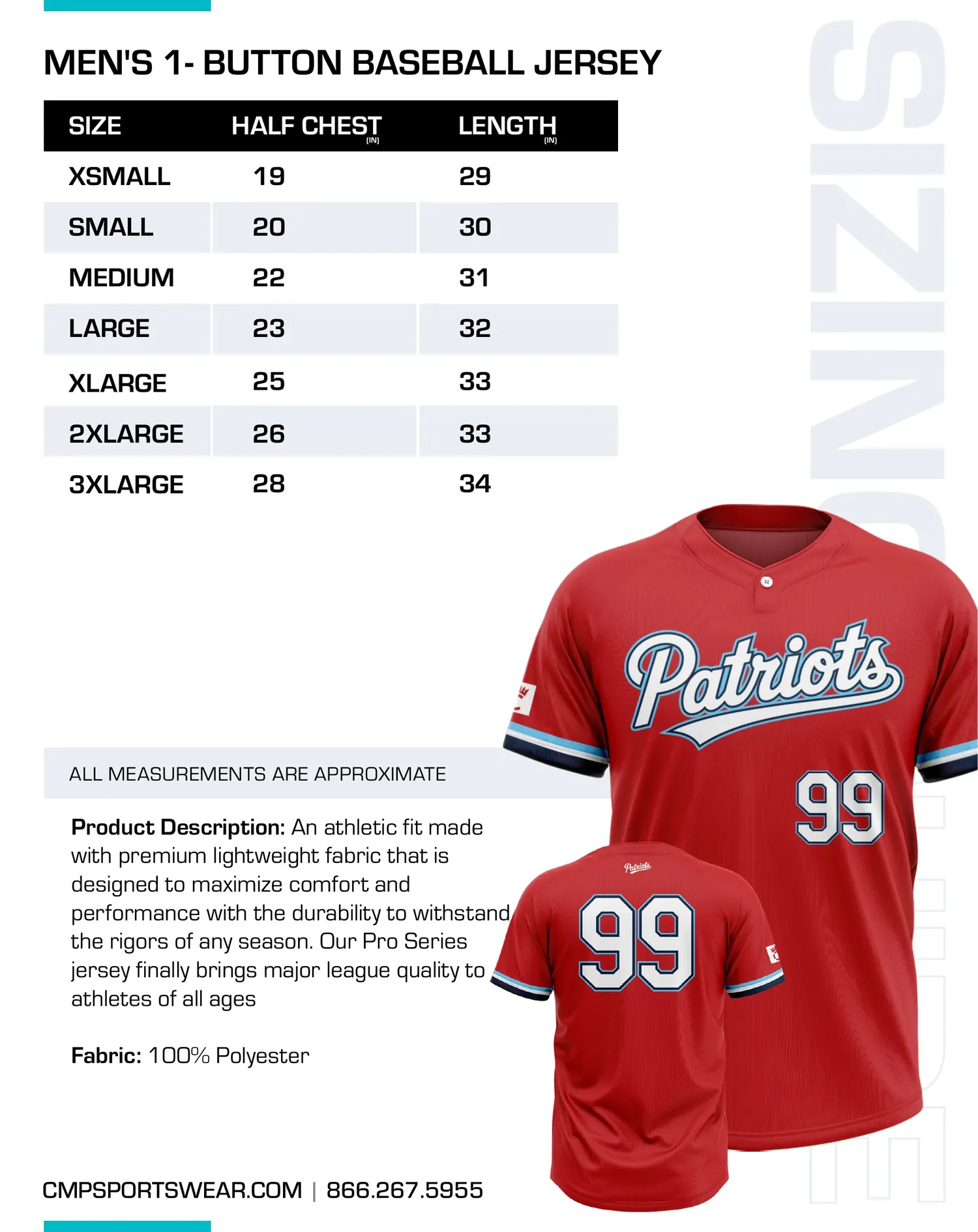 Baseball Size Chart — page 4