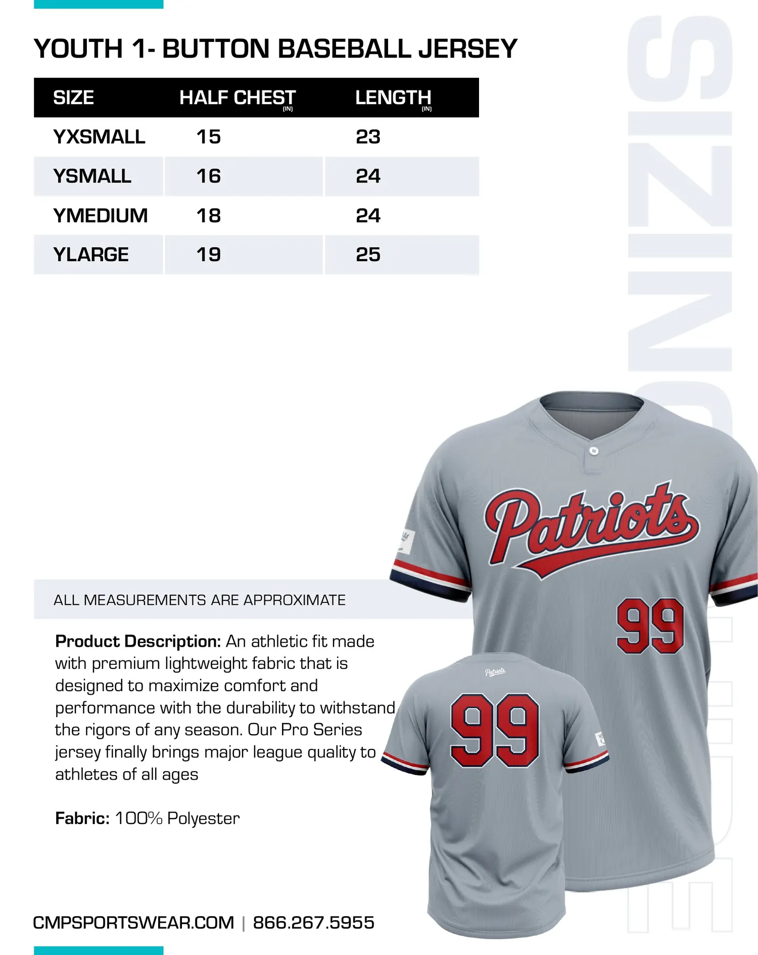 Baseball Size Chart — page 5