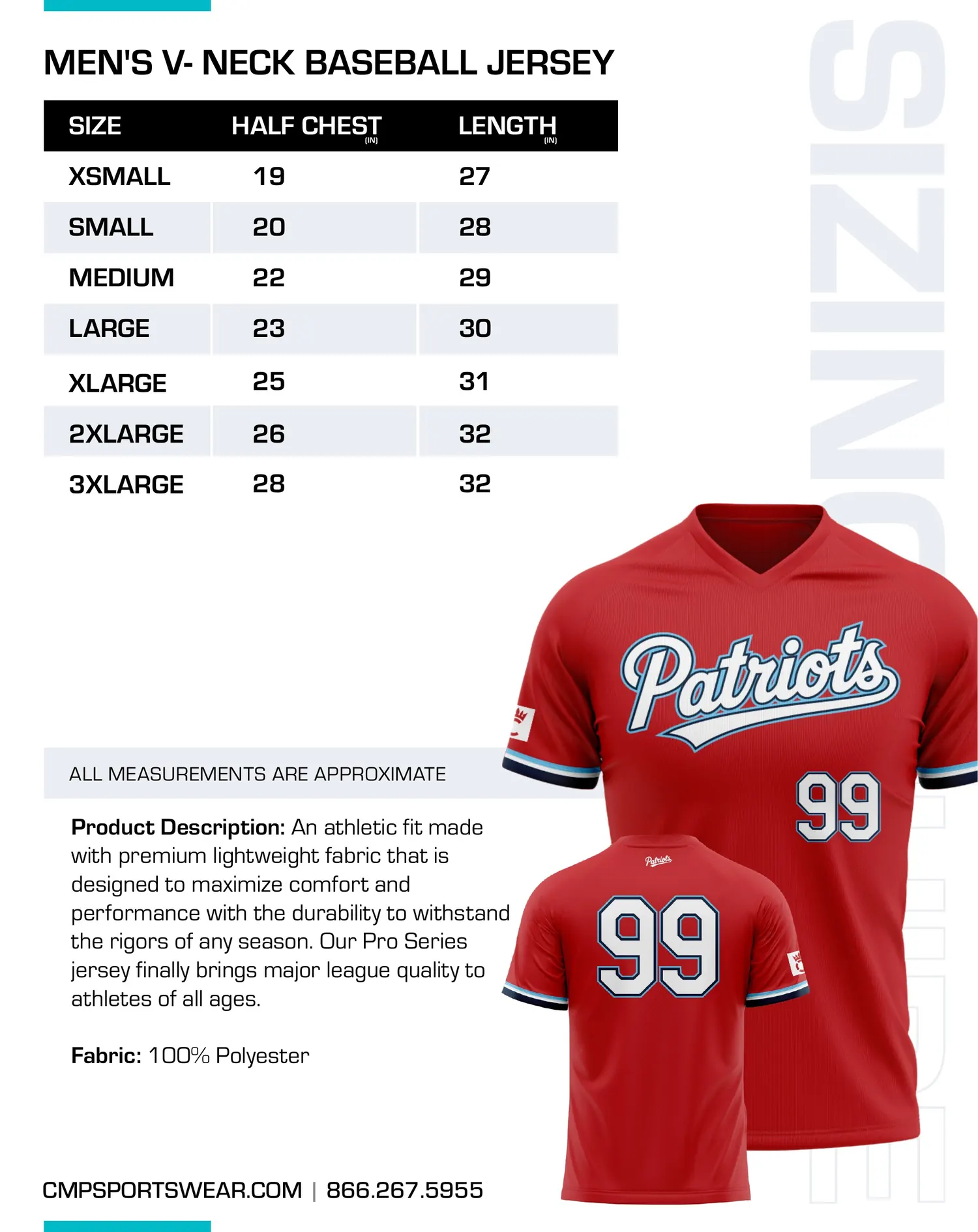 Baseball Size Chart — page 8