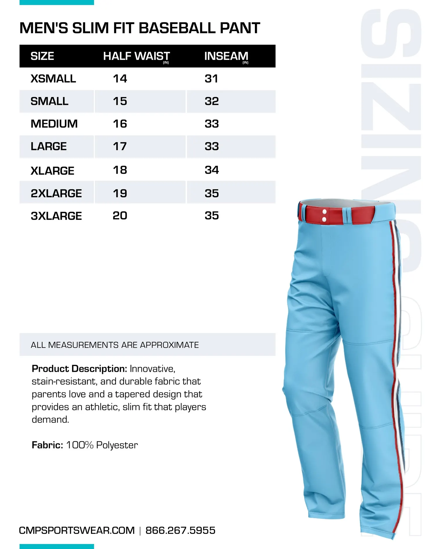 Baseball Size Chart — page 10