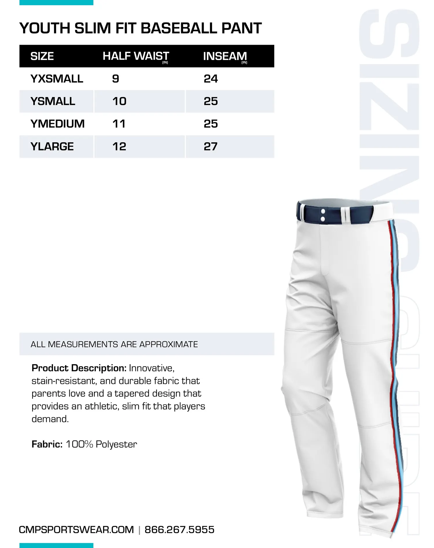 Baseball Size Chart — page 11