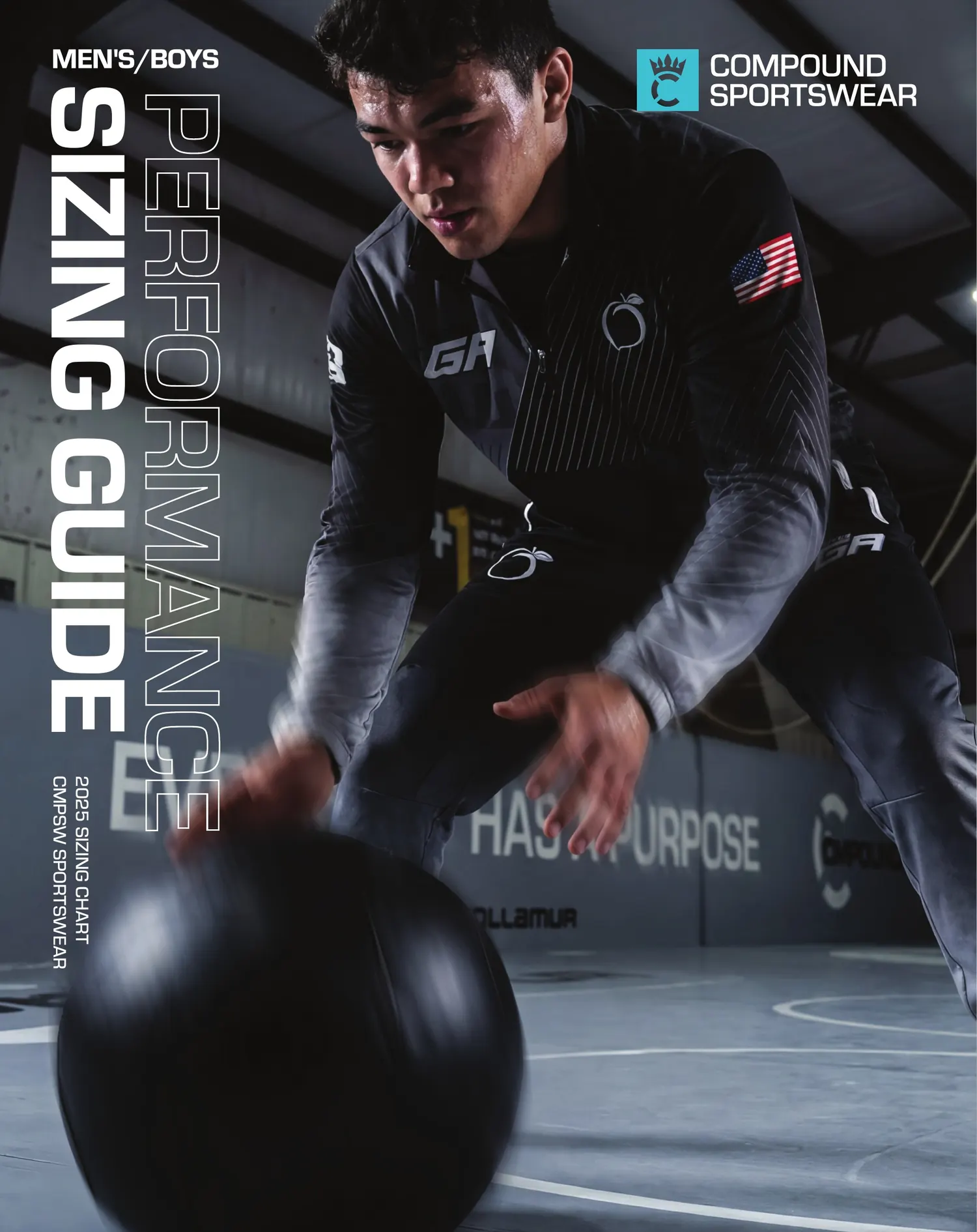 Men's Performance Size Chart — page 1