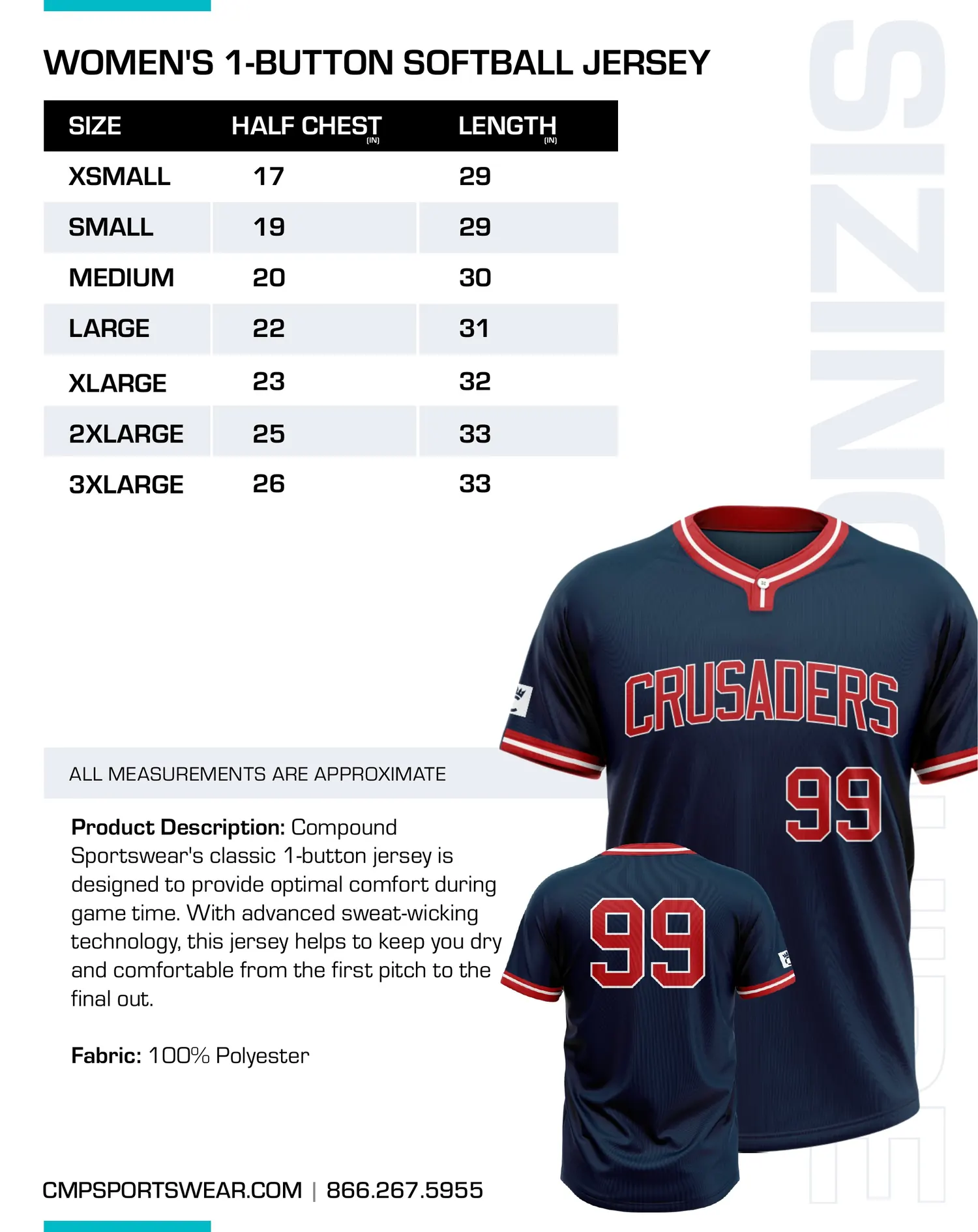 Softball Size Chart — page 4