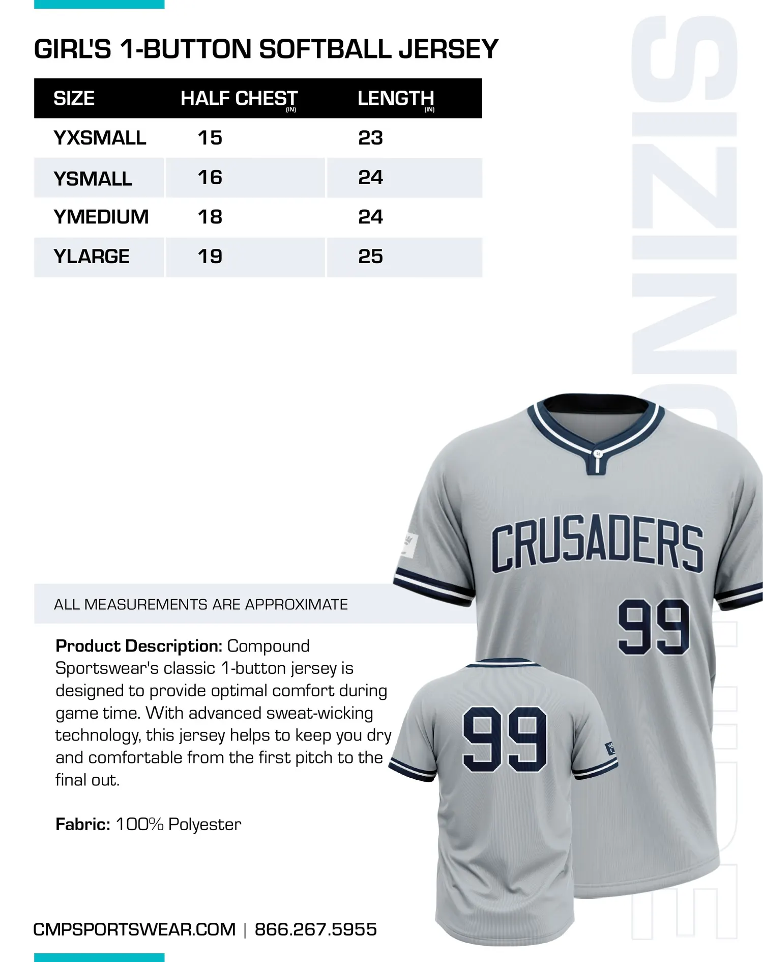 Softball Size Chart — page 5