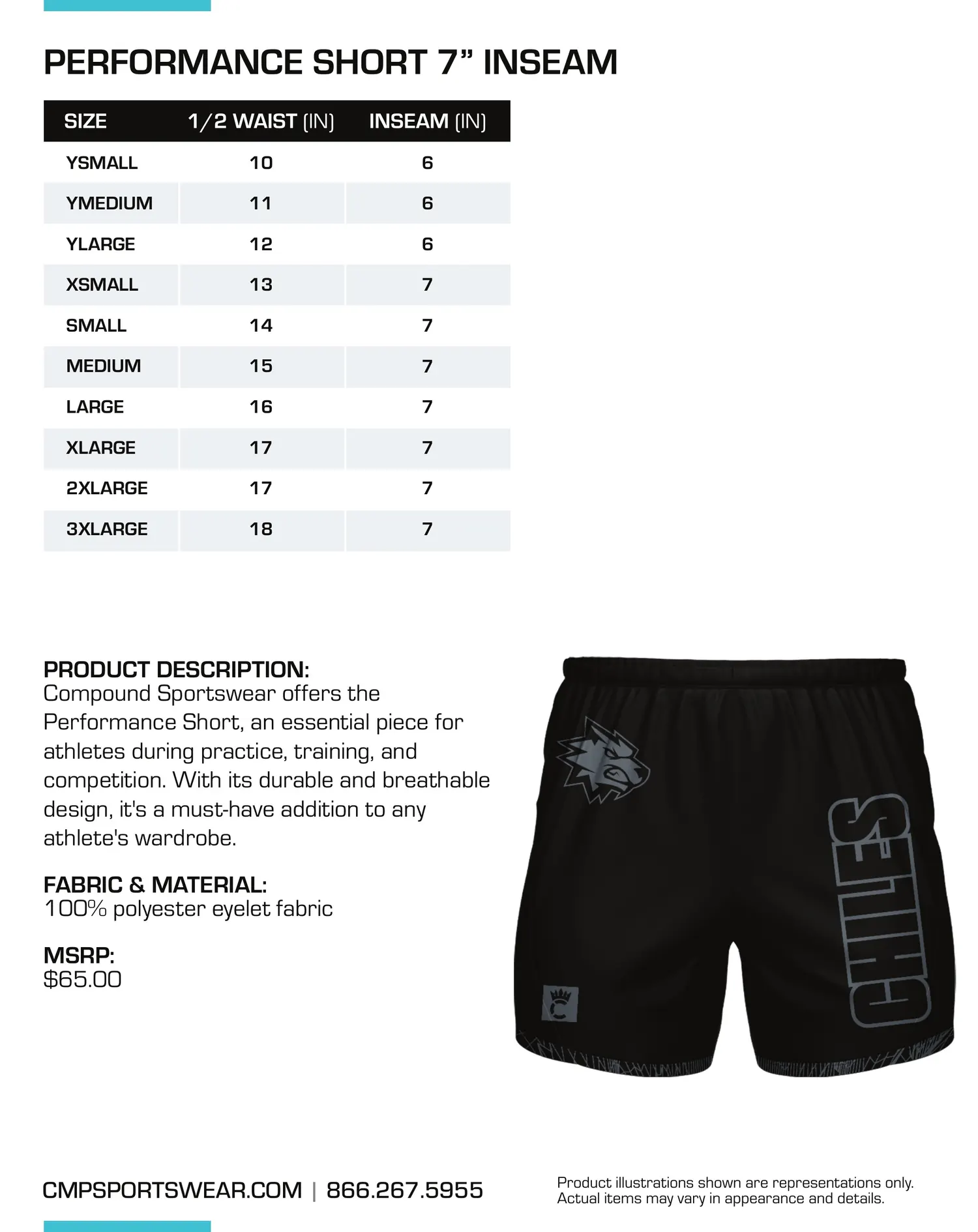 Men's Wrestling Size Chart — page 5